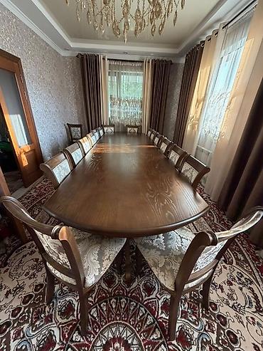 study table: Стол и стул для зала, Б/у, Самовывоз, цвет - Коричневый — 9