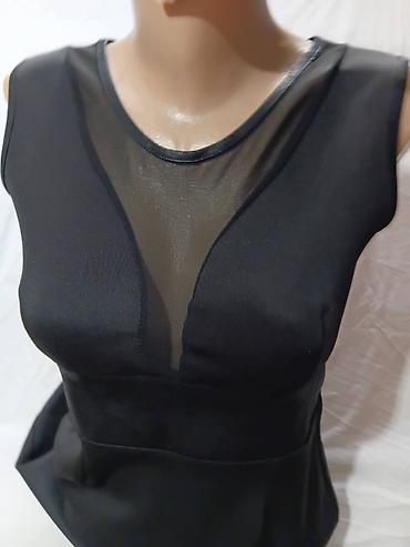 helanke m: Elegantna crna koktel haljina Christiane Road s/m - Kroj: uska — 4