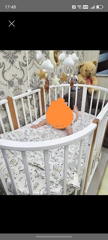 mebel az: Oğlan və qız üçün, Yeni, Yumru, Beşik, Dəst ilə, Matras ilə, Yellənmə mexanizmsiz — 1
