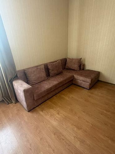 divan pufik: Künc divanı – açılır və bazalı model. - Rəng: qəhvəyi - Material — 1