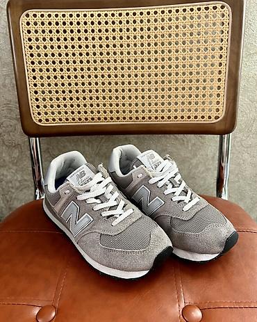574: Мужские кроссовки, 40, New Balance, Б/у, цвет - Серый, Самовывоз — 3