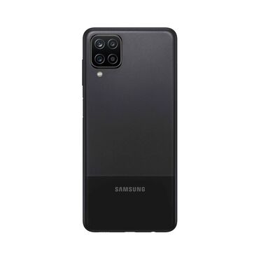 samsunk: Samsung Galaxy A12, 64 ГБ, цвет - Черный, Отпечаток пальца, Две SIM карты