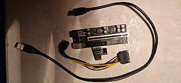 кронштейн для видеокарты: PCI-E riser dəsti – PCI-E 1x → 16x (model: PCE164P-N03, VER 006S) — 9
