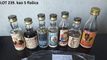 Ostali predmeti za umetnost i kolekcionarstvo: Mini Bottle unučići fraklići čokanji IV Kao sa slika — 25