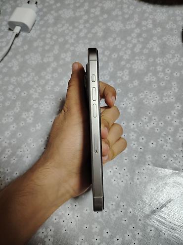 mikrofon qiymetleri: IPhone 15 Pro, 256 GB, Natural Titanium, Face ID — 4