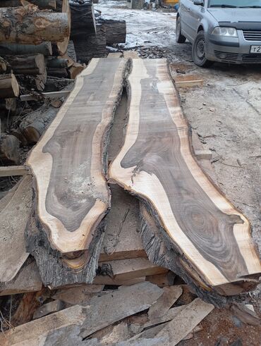 Доски: Доски, Необрезные, Для кровли крыши, Береза, Черновые — 7