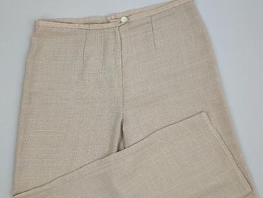 beige color: Spodnie materiałowe damskie, rozmiar 3XL — 1