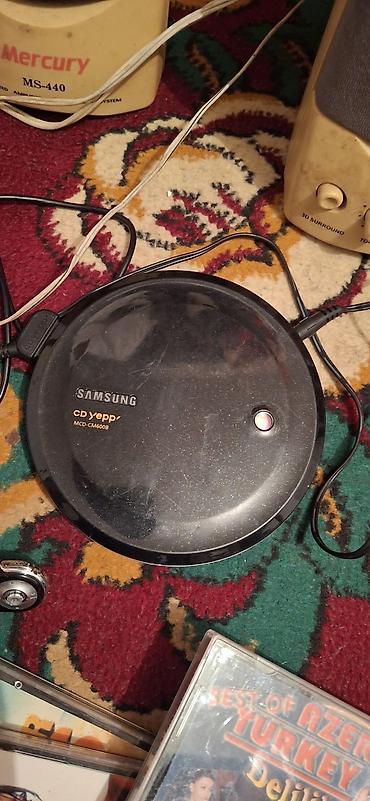 mp3 pleyer: Samsung CD Yepp MCD-CM600B portativ CD/mp3 pleyer + Mercury MS-440 — 2