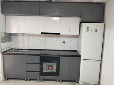 Кухонные гарнитуры: Кухонный гарнитур, Новый, цвет - Серый, Бесплатная доставка at lalafo.kg — 20 Кухонные гарнитуры: Кухонный гарнитур, Новый, цвет - Серый, Бесплатная доставка — 20