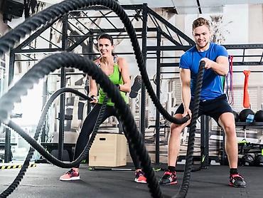 волокна: Канат для функциональных тренировок (battle rope) 9 метр 3.8 толщина — 1