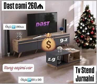 Qonaq otağı dəstləri: Yeni, Jurnal masası, TV altlığı — 1
