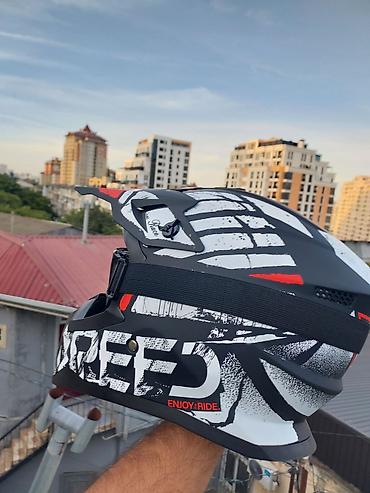 Moto geyim: Off-Road (Cross) Moto kask satıram Məhsul yenidir, istifadə — 6