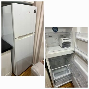 dispenser ucun su qablari: İşlənmiş 2 qapılı Samsung Soyuducu Satılır, rəng - Ağ