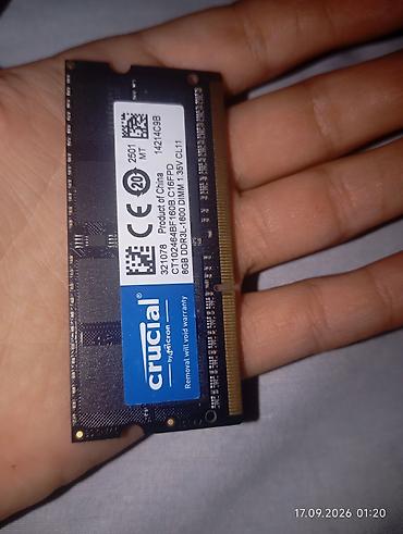 Noutbuklar və aksesuarlar: Crucial by Micron laptop yaddaş modulu - Model: CT102464BF160B.C16FDP — 1