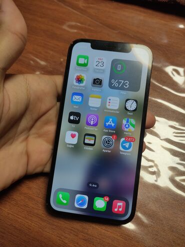 Apple iPhone: IPhone 12 Pro, 128 GB, Zəmanət, Barmaq izi, Simsiz şarj