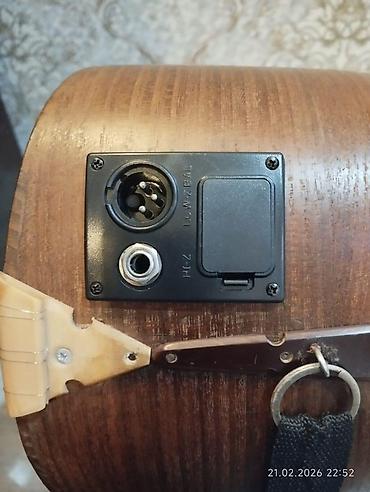 Саз: Elektrik saz – piezo/preamplifikatorlu - Korpus: ağac, tünd qəhvəyi — 4