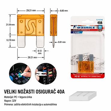 KMT Velika nožasta stopica za osigurač 40A (SKU: 2008236) Opis: -