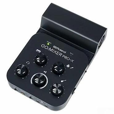 səs mikşeri: Roland Go:Mixer Pro-XSmartfonlar və kompüterlər üçün audio mikser və — 1