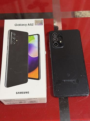 a 52 128: Samsung Galaxy A52, 128 GB, rəng - Qara, Barmaq izi, Face ID — 3