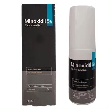 Косметика: 💧 Minoksidil Topical Solution 5% (İran) – saç köklərini gücləndirən və