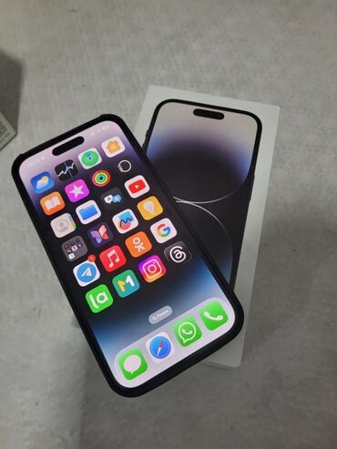redmi 4x цена в бишкеке: IPhone 14 Pro, 128 ГБ, Черный, Коробка, 85 %