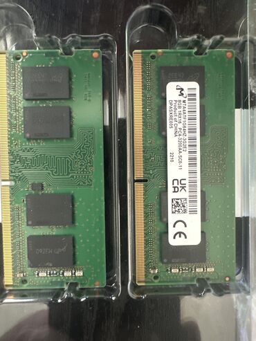 ddr4 4gb notebook ram: Operativ yaddaş (RAM) 16 GB, 3200 Mhz, DDR4, Noutbuk üçün, İşlənmiş