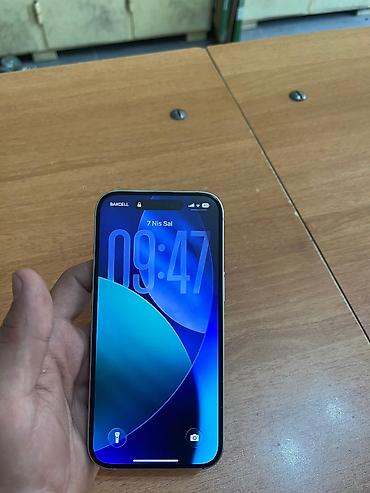 iphone tel: IPhone 15, 128 GB, White Titanium, Barmaq izi, Face ID, Hissə-hissə ödəniş — 5
