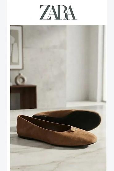 deichmann mini boots: ZARA (nove)ženske baletanke – model u boji konjaka/kamila. - — 1