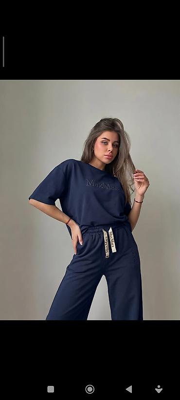 aşbaz geyimi: Qadınlar üçün iki hissəli dəst – MaxMara loqolu - Üst: qolu dirsəyə — 4