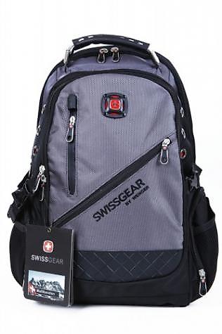 fold 8: Рюкзак для ноутбука 17'' Swiss Gear черно-серый SA-1418 КАЧЕСТВО — 1