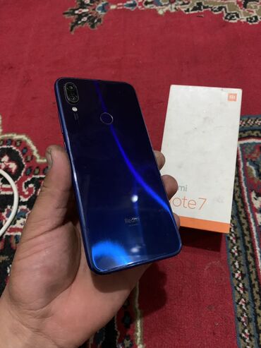 ми 9 с: Xiaomi, Redmi Note 7, Б/у, 64 ГБ, цвет - Синий, 1 SIM, 2 SIM