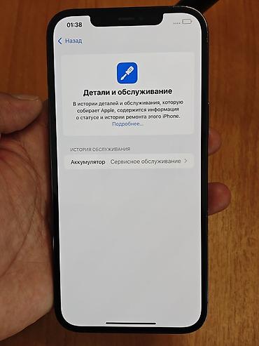 Apple iPhone: IPhone 12 Pro Max, Б/у, 256 ГБ, Pacific Blue, 75 % — 9