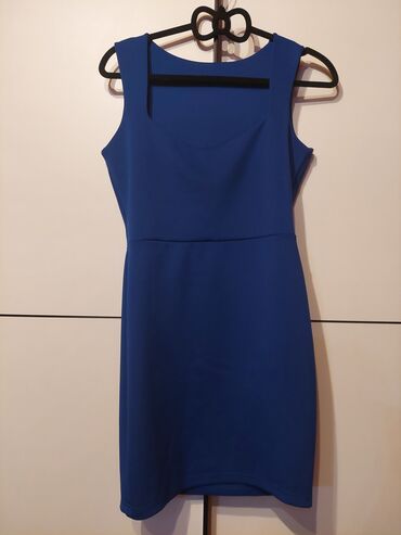 lepršave haljine za punije: M (EU 38), color - Blue, With the straps