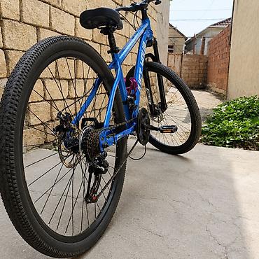 Velosiped təzə alınıb sürülmüyüb aliminiyumdur heç bir poroblemi