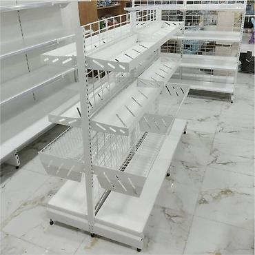 Стеллажи: Стеллаж металлический, сборные стеллажи, стеллажи для магазинов, полки — 8