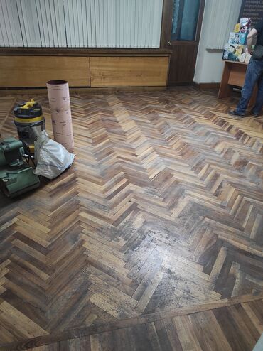 Шлифовочные работы: Ремонт пола,шлифовка пола,паркета,реставрация деревянных — 14