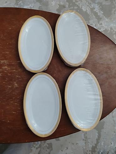 Другие товары для дома: Oval formal süfrə boşqabları dəsti - Sayı: 12 ədəd - Forma: oval - — 1