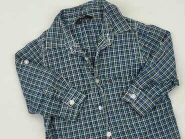 letnia sukienka w kwiaty długa: Shirt 1.5-2 years, condition - Good, pattern - Cell, color - Blue