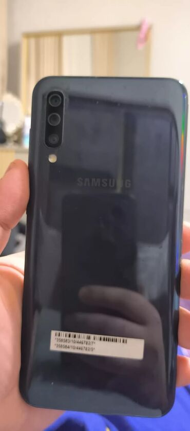 samsung j2 prime yaddas problemi: Samsung Galaxy A50, 64 GB, rəng - Qara, Barmaq izi, İki sim kartlı