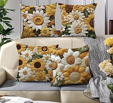 Подушки: Декоративные 2D наволочки для подушек с яркими принтами и эффектом — 8