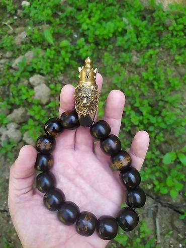 Təsbehlər: Material və qiymət müxtəlifdir. - Material: tünd qəhvəyi təbii — 1