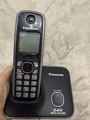 simsiz rabitə: Panasonic simsiz ev/ofis telefonu və baza stansiyası - Brend/model — 1