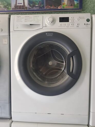 Paltaryuyan maşınlar: Paltaryuyan maşın Hotpoint Ariston, 6 kq, Avtomat, Qurutmasız, Kredit yoxdur