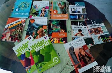 knjige za medicinsku skolu prva godina: Na prodaju knjige za 6.razred