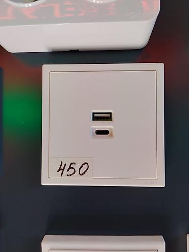 Розетка, С USB, Anura, Встроенные