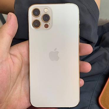 IPhone 12 Pro, Колдонулган, 128 ГБ, Алтын, Заряддоочу түзүлүш, Коргоочу айнек, Кабель, 78 % — 1