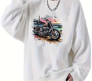 matsq: Motorcycle qrafik çaplı termal köçürmə aplikasiyası (T‑shirt/sviter — 2
