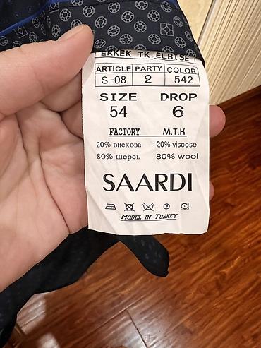 Костюмдар: Костюм SAARDI, классический мужской. - Цвет: темно‑серый с деликатной — 5