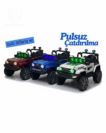 balaca maşin: 🚙 TK-9199 Elektrik Uşaq Jeepi 🔥 Balacanız üçün həm güclü görünüş, həm — 2