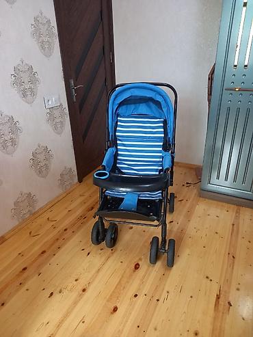 Прогулочные коляски: Uşaq arabası – yığcam və rahat model - Rəng: mavi/qaraya çalan — 2